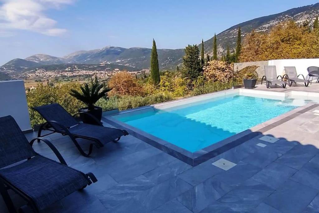 Epanochori  Villa Katerina Kefalonia מראה חיצוני תמונה